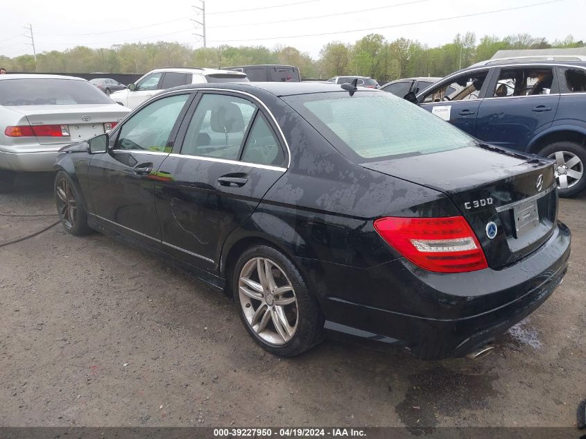 2013 Mercedes-Benz C 300 Luxury 4Matic/Sport 4Matic VIN: WDDGF8AB4DR248531 Lot: 39227950