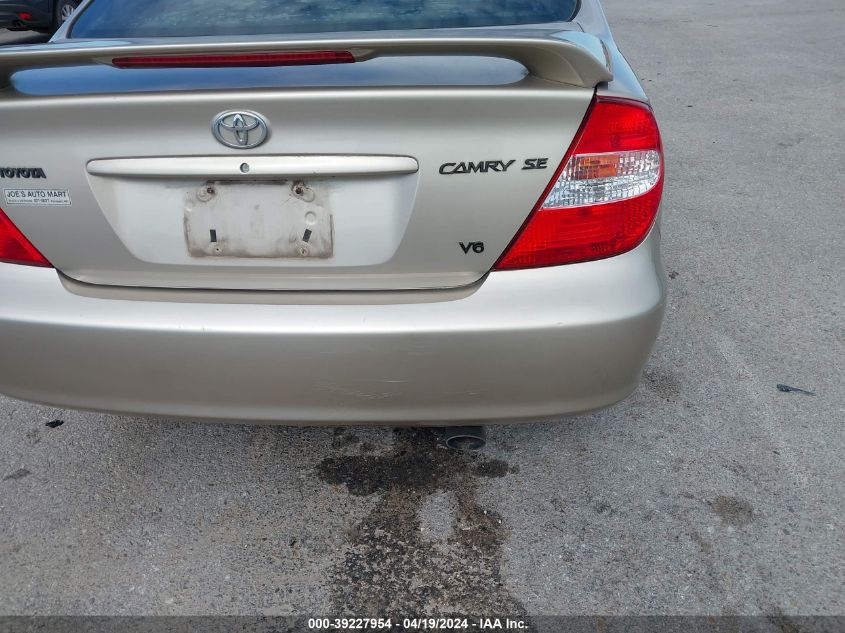 2003 Toyota Camry Se V6 VIN: 4T1BF32K83U551390 Lot: 39251419