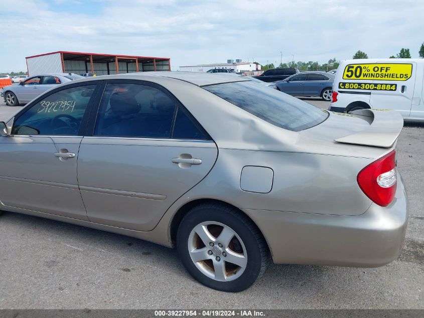 2003 Toyota Camry Se V6 VIN: 4T1BF32K83U551390 Lot: 39251419