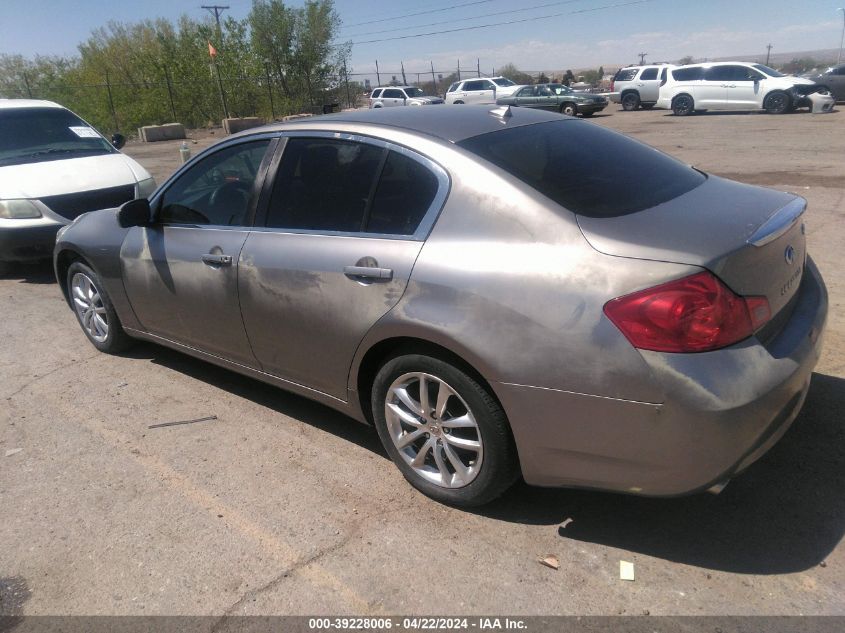 2008 Infiniti G35X VIN: JNKBV61FX8M252826 Lot: 46942574