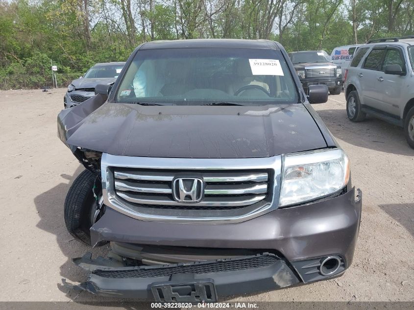 2013 Honda Pilot Ex-L VIN: 5FNYF4H6XDB077886 Lot: 39228020