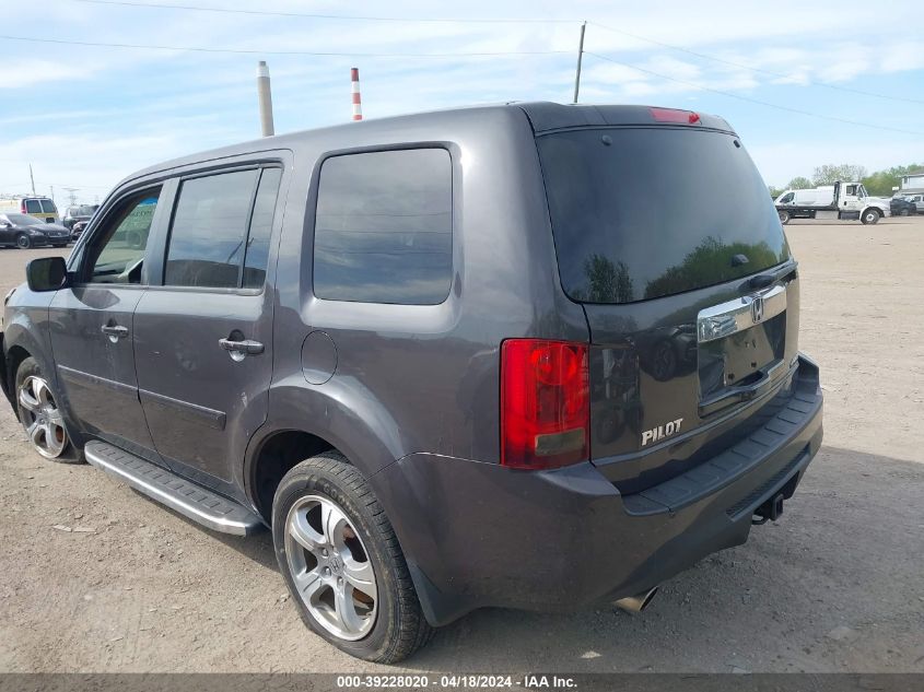 2013 Honda Pilot Ex-L VIN: 5FNYF4H6XDB077886 Lot: 39228020