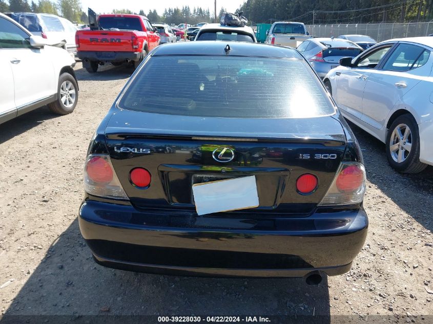 2002 Lexus Is 300 VIN: JTHBD192420043930 Lot: 39228030