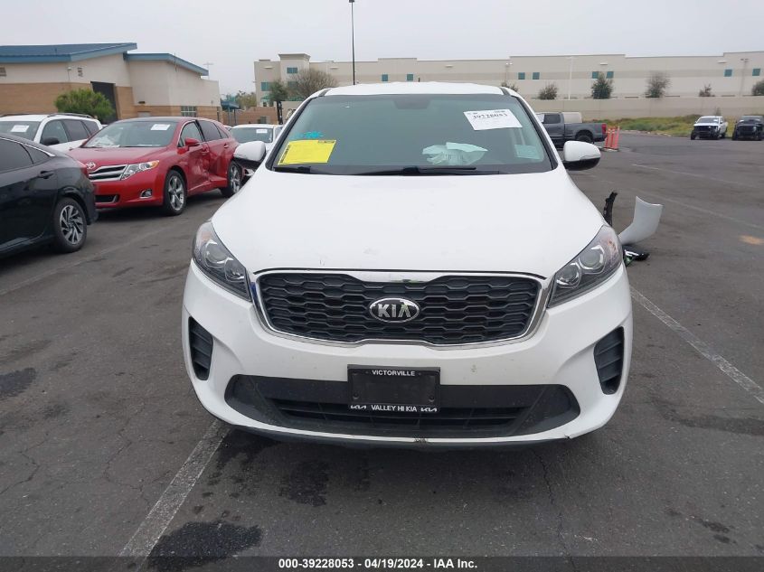 2019 Kia Sorento 2.4L Lx VIN: 5XYPG4A34KG566203 Lot: 39228053