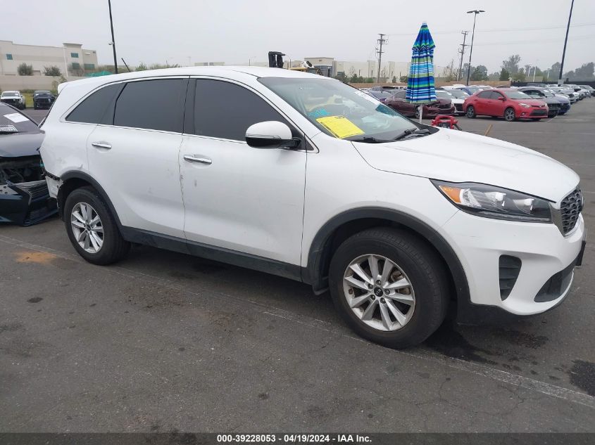 2019 Kia Sorento 2.4L Lx VIN: 5XYPG4A34KG566203 Lot: 39228053