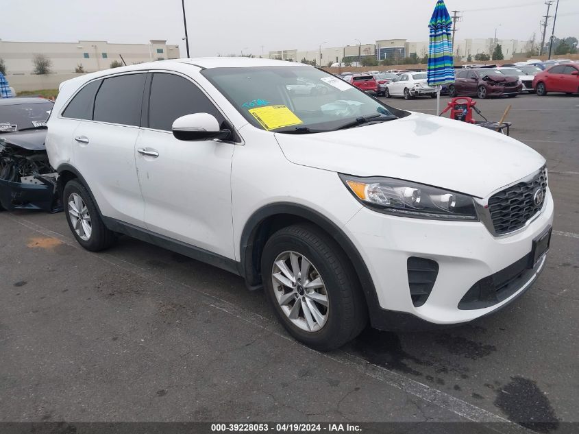 2019 Kia Sorento 2.4L Lx VIN: 5XYPG4A34KG566203 Lot: 39228053