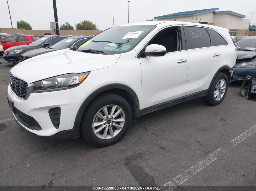 2019 Kia Sorento 2.4L Lx VIN: 5XYPG4A34KG566203 Lot: 39228053