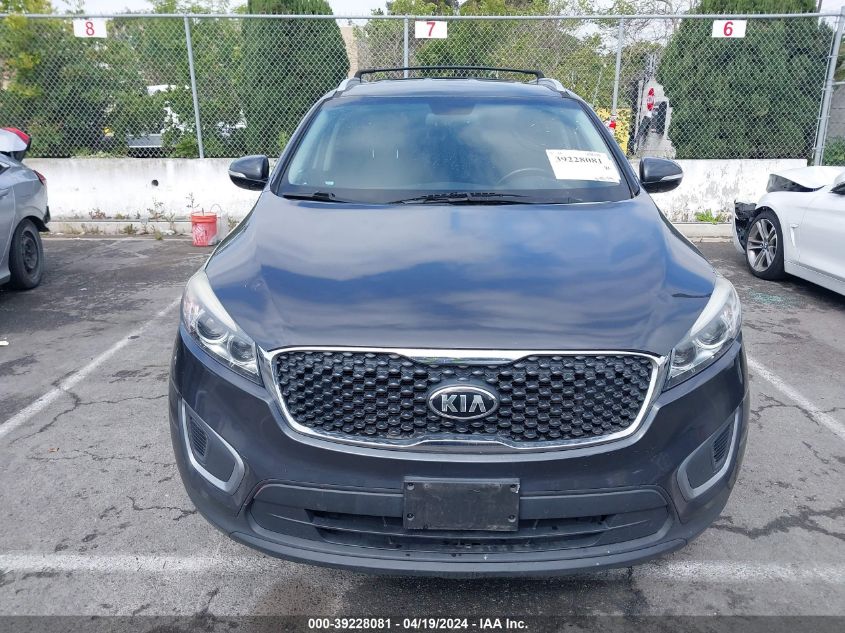 2016 Kia Sorento 2.4L Lx VIN: 5XYPG4A30GG135493 Lot: 39228081