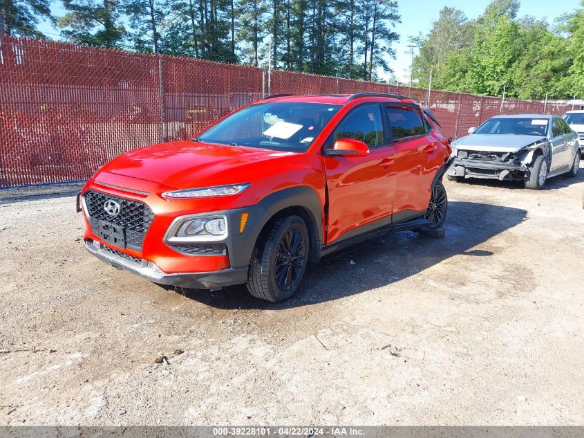 2020 Hyundai Kona Sel Plus VIN: KM8K62AA7LU585615 Lot: 48634694