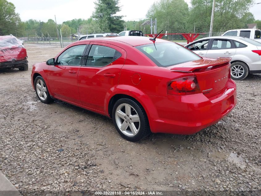 2013 Dodge Avenger Se VIN: 1C3CDZAB9DN644972 Lot: 39252443