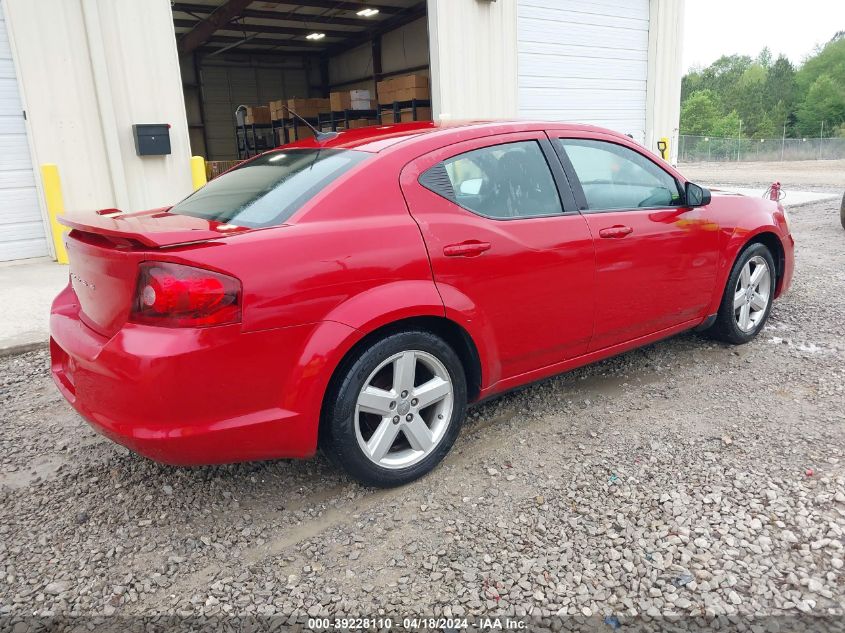 2013 Dodge Avenger Se VIN: 1C3CDZAB9DN644972 Lot: 39252443