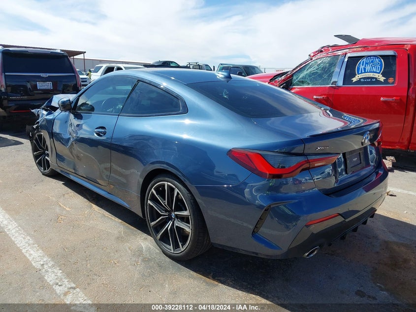 2022 BMW 430I xDrive VIN: WBA73AP0XNCK16393 Lot: 39228112