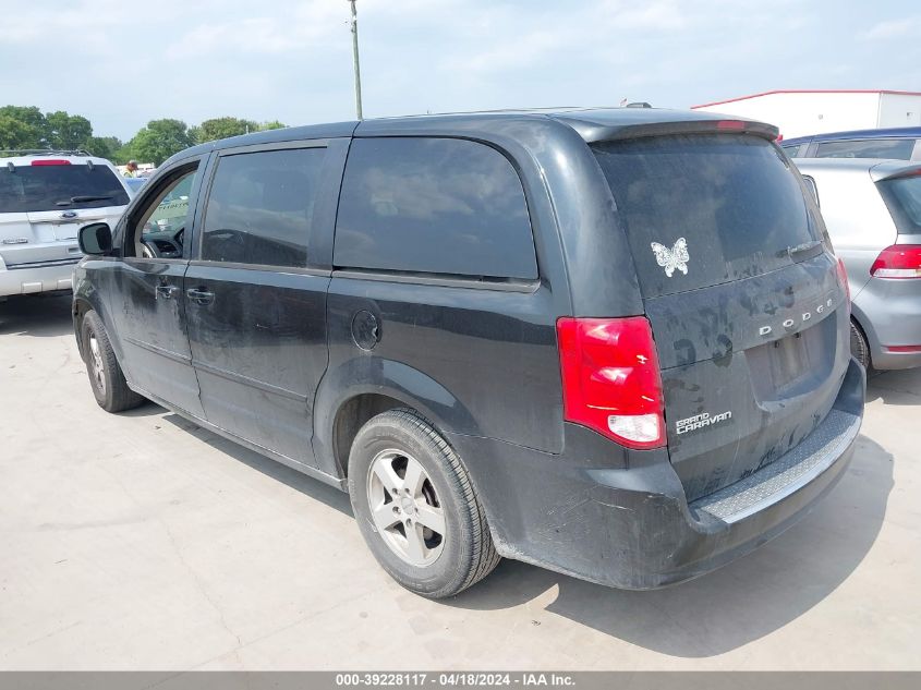 2012 Dodge Grand Caravan Se/Avp VIN: 2C4RDGBG1CR272467 Lot: 39228117