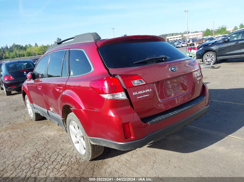 2014 Subaru Outback 2.5I Premium VIN: 4S4BRBDC4E3250647 Lot: 39228241