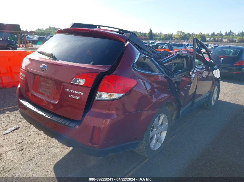 2014 Subaru Outback 2.5I Premium VIN: 4S4BRBDC4E3250647 Lot: 39228241