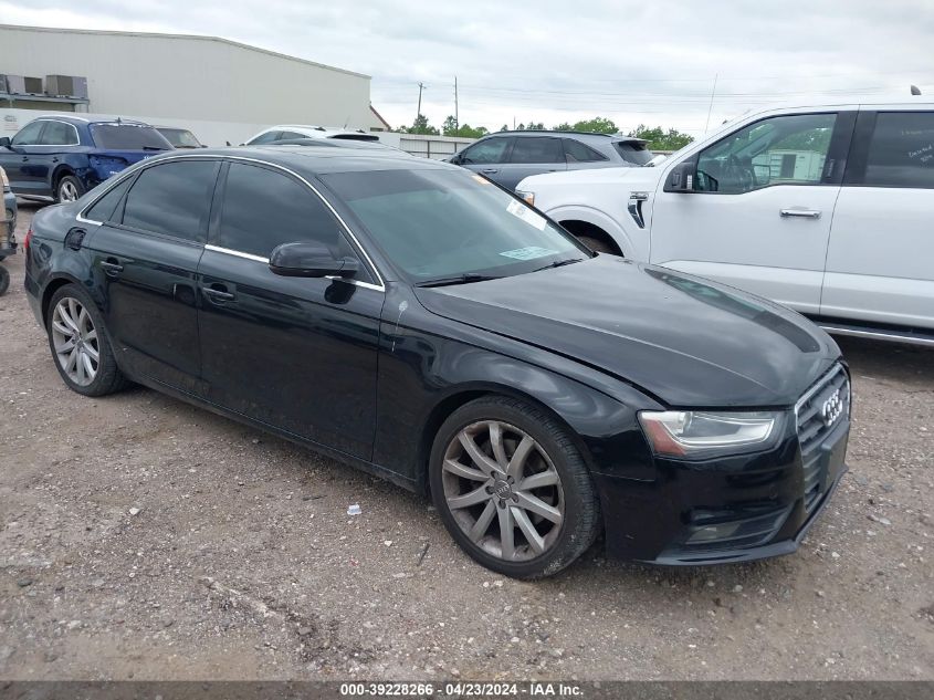 2013 AUDI A4 2.0T PREMIUM - WAUFFAFL6DN024924