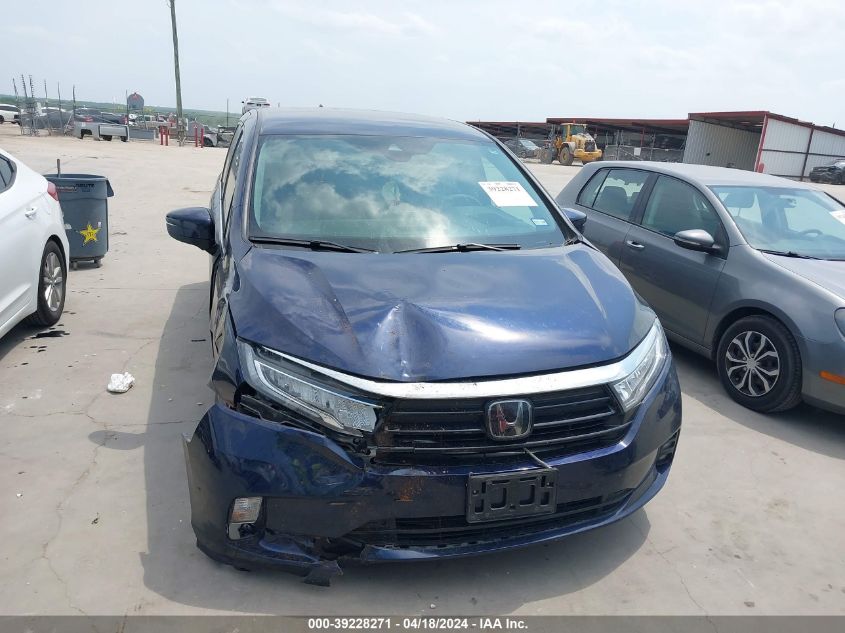 2022 Honda Odyssey Ex VIN: 5FNRL6H53NB000388 Lot: 39228271