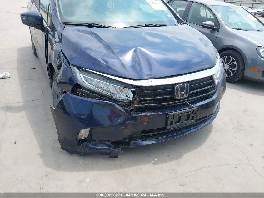 2022 Honda Odyssey Ex VIN: 5FNRL6H53NB000388 Lot: 39228271