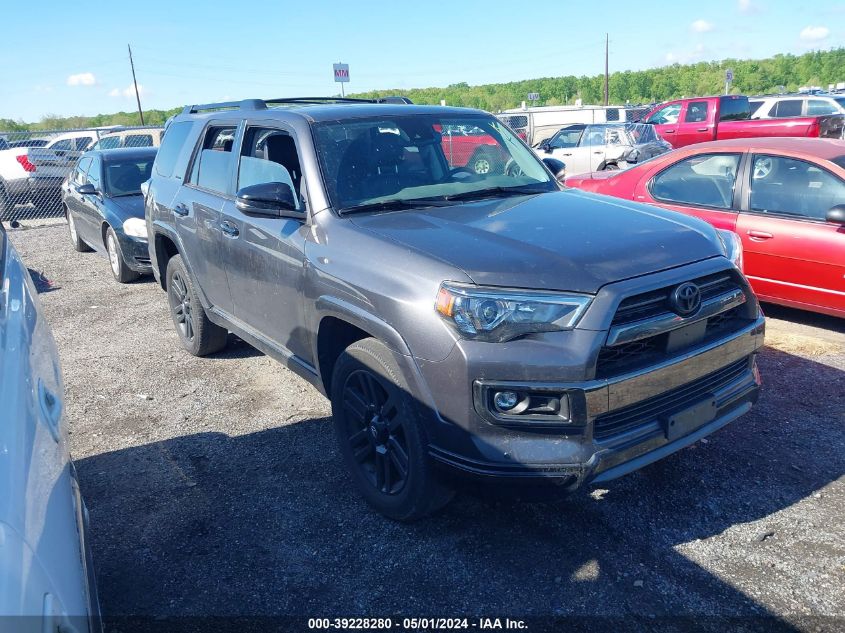 2021 Toyota 4Runner Nightshade Special Edition VIN: JTEJU5JR6M5852876 Lot: 39228280