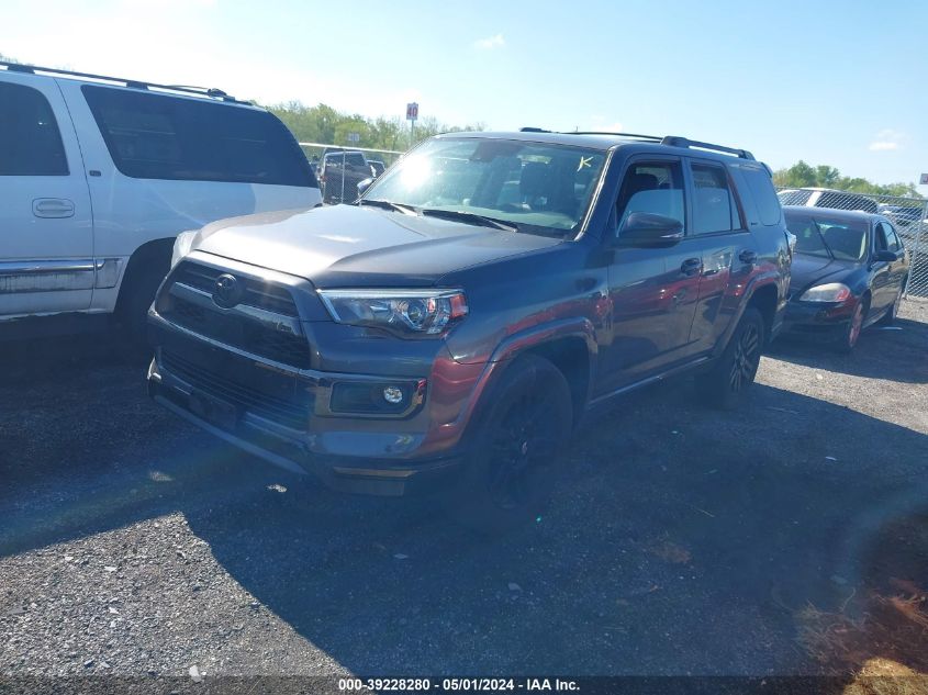 2021 Toyota 4Runner Nightshade Special Edition VIN: JTEJU5JR6M5852876 Lot: 39228280