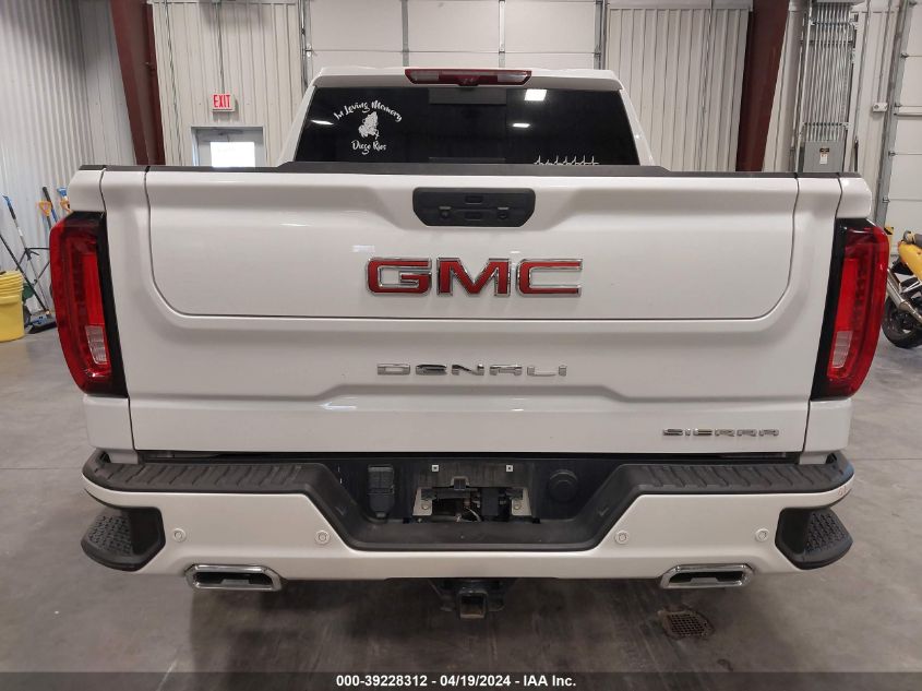 2021 GMC Sierra 1500 4Wd Short Box Denali VIN: 1GTU9FET6MZ354538 Lot: 39228312