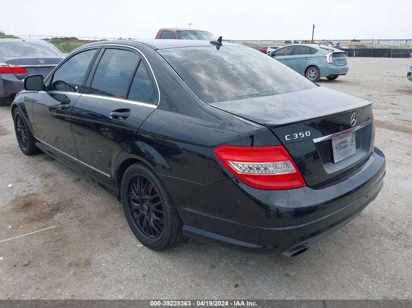 2008 Mercedes-Benz C 350 Sport VIN: WDDGF56X98R039407 Lot: 39228363