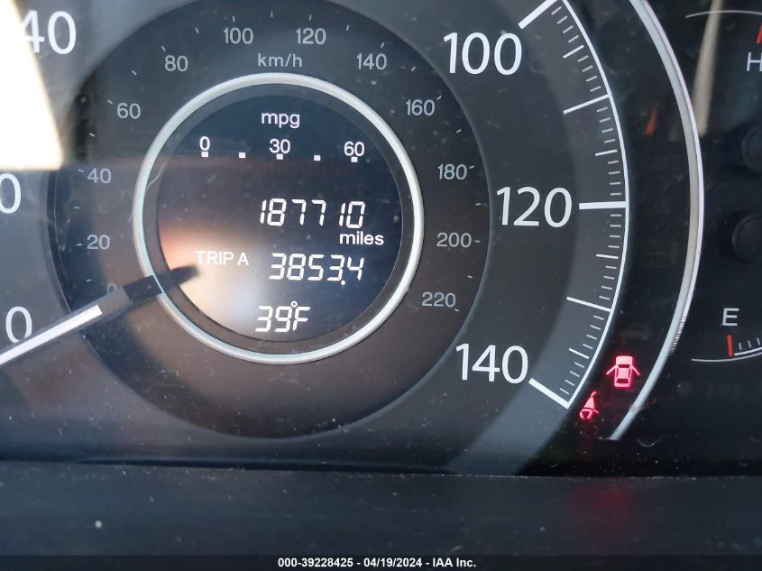 2014 Honda Cr-V Ex-L VIN: 2HKRM4H79EH624152 Lot: 39228425