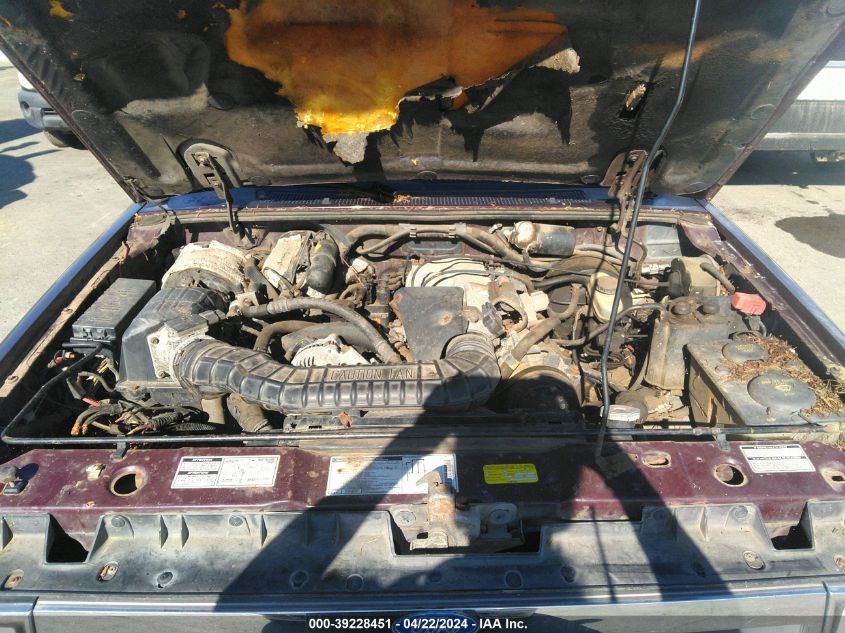 1993 Ford Explorer VIN: 1FMDU34X5PUD03868 Lot: 39228451