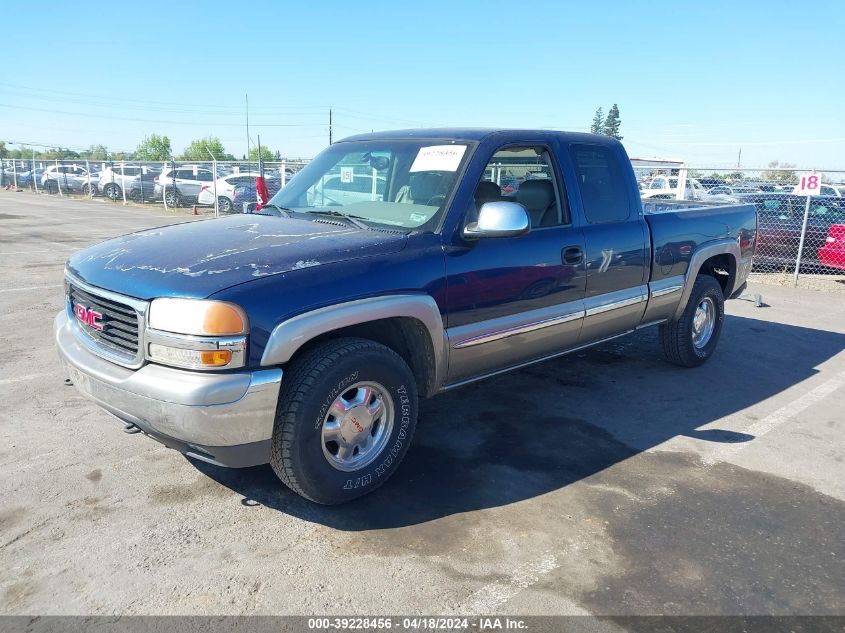 2000 GMC Sierra 1500 Sle VIN: 2GTEK19T7Y1315137 Lot: 39254778