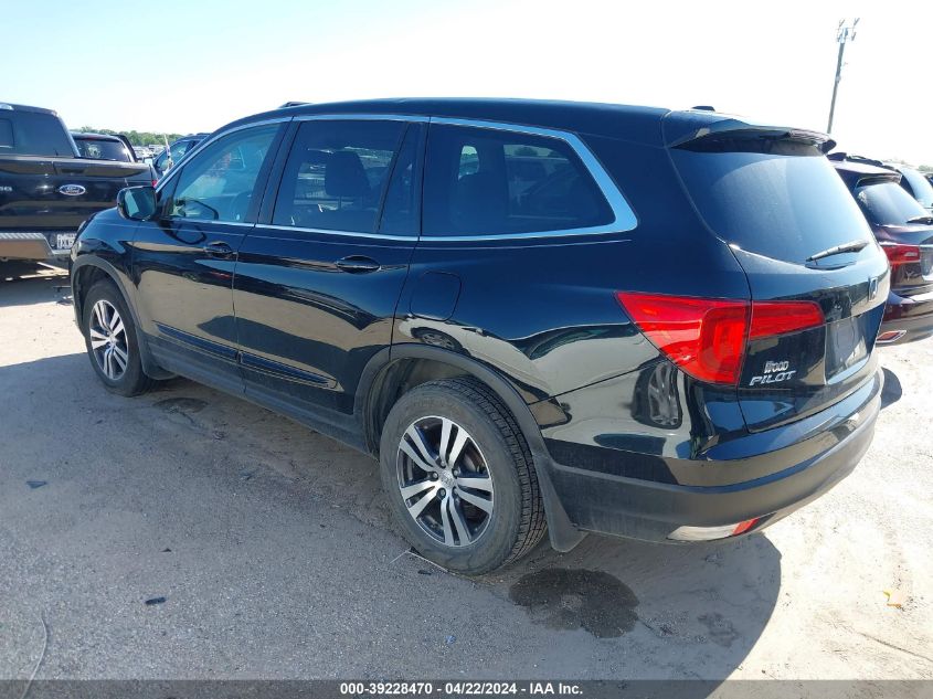 2016 Honda Pilot Ex-L VIN: 5FNYF5H55GB045266 Lot: 39228470