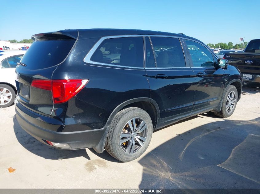 2016 Honda Pilot Ex-L VIN: 5FNYF5H55GB045266 Lot: 39228470