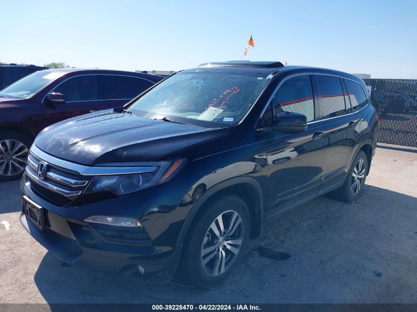 2016 Honda Pilot Ex-L VIN: 5FNYF5H55GB045266 Lot: 39228470