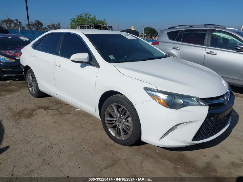 2016 Toyota Camry Se VIN: 4T1BF1FK6GU245065 Lot: 39228474