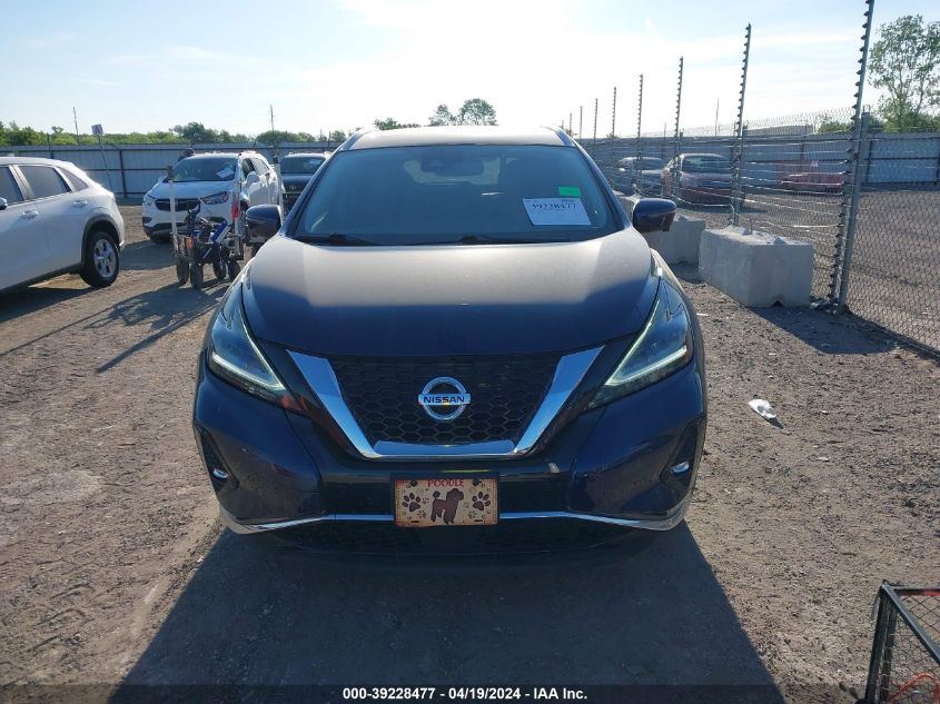 2019 Nissan Murano Sl VIN: 5N1AZ2MS3KN160831 Lot: 39255982