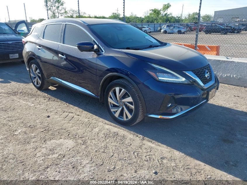 2019 Nissan Murano Sl VIN: 5N1AZ2MS3KN160831 Lot: 39255982