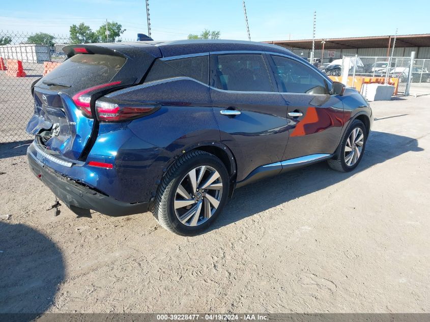 2019 Nissan Murano Sl VIN: 5N1AZ2MS3KN160831 Lot: 39255982