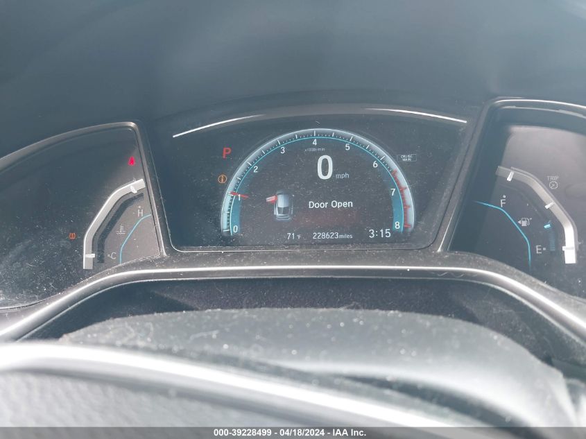 2018 Honda Civic Ex VIN: SHHFK7H58JU217388 Lot: 39228499