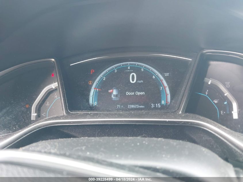 2018 Honda Civic Ex VIN: SHHFK7H58JU217388 Lot: 39228499