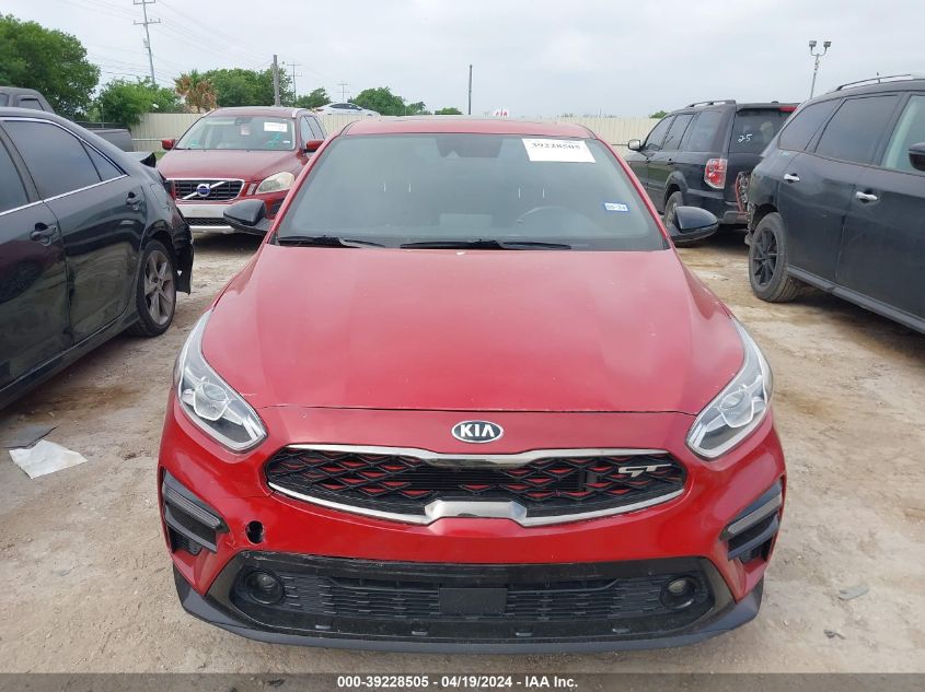 2021 Kia Forte Gt VIN: 3KPF44ACXME409585 Lot: 39228505