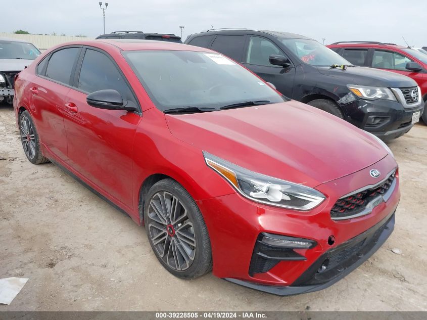 2021 Kia Forte Gt VIN: 3KPF44ACXME409585 Lot: 39228505