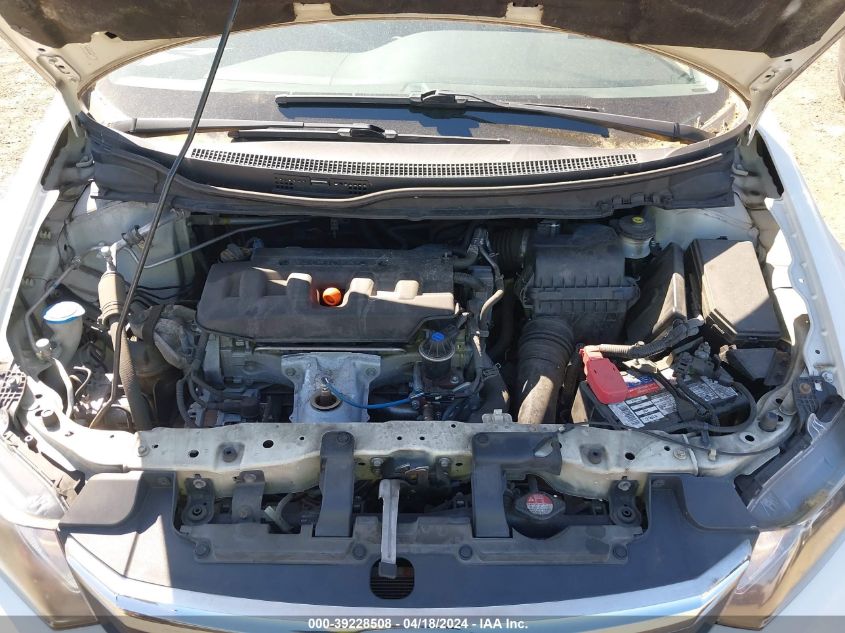 2012 Honda Civic Lx VIN: 2HGFB2F56CH560349 Lot: 39228508