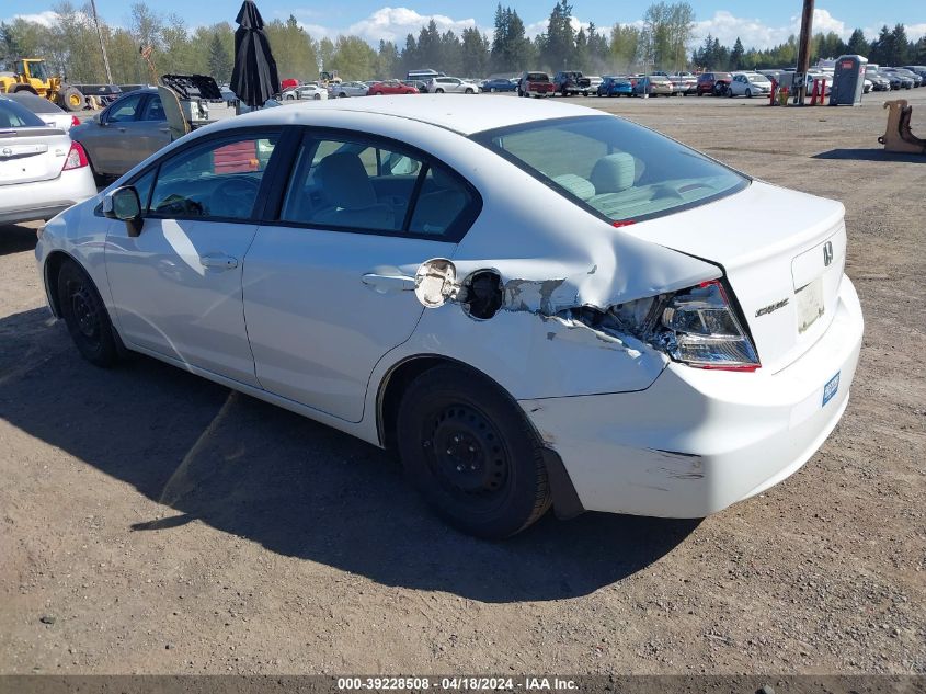 2012 Honda Civic Lx VIN: 2HGFB2F56CH560349 Lot: 39228508