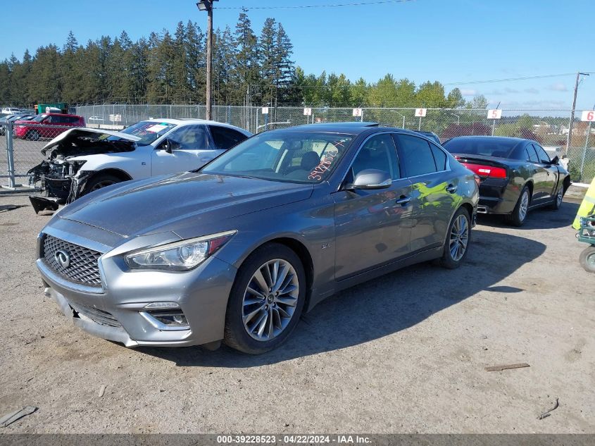 2018 Infiniti Q50 3.0T Luxe VIN: JN1EV7AP7JM364795 Lot: 46868744