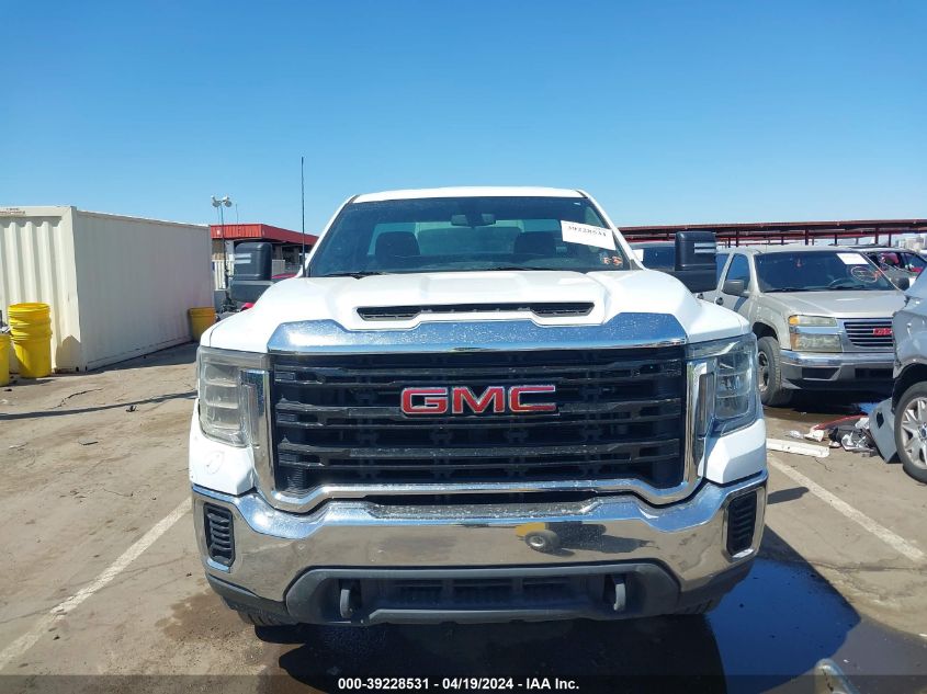 2021 GMC Sierra 2500Hd 2Wd Regular Cab Long Bed VIN: 1GT08LE79MF281217 Lot: 39228531