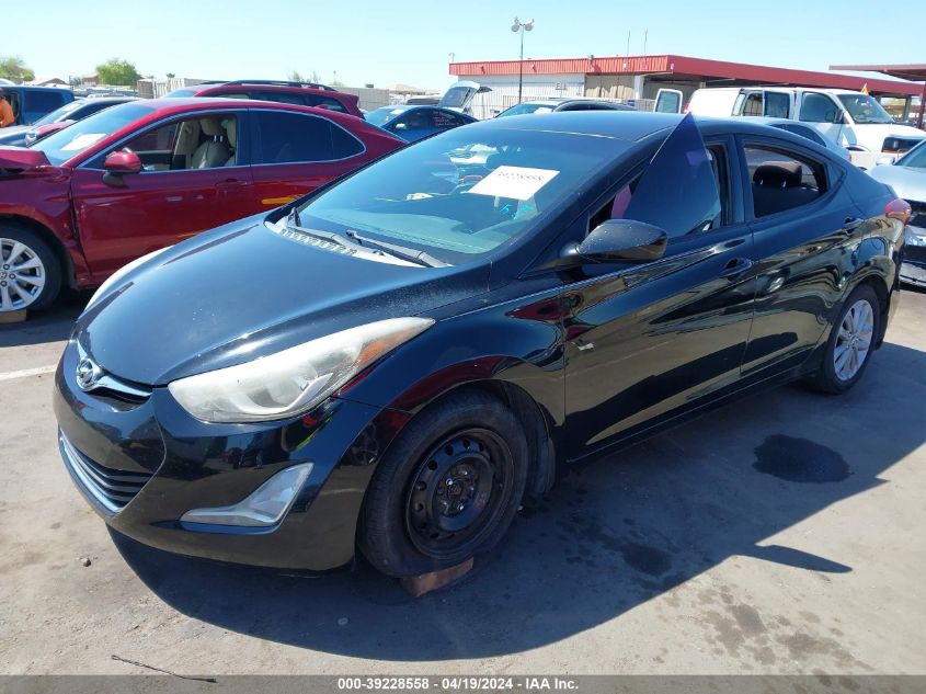 2015 Hyundai Elantra Se VIN: KMHDH4AE6FU235785 Lot: 39256478