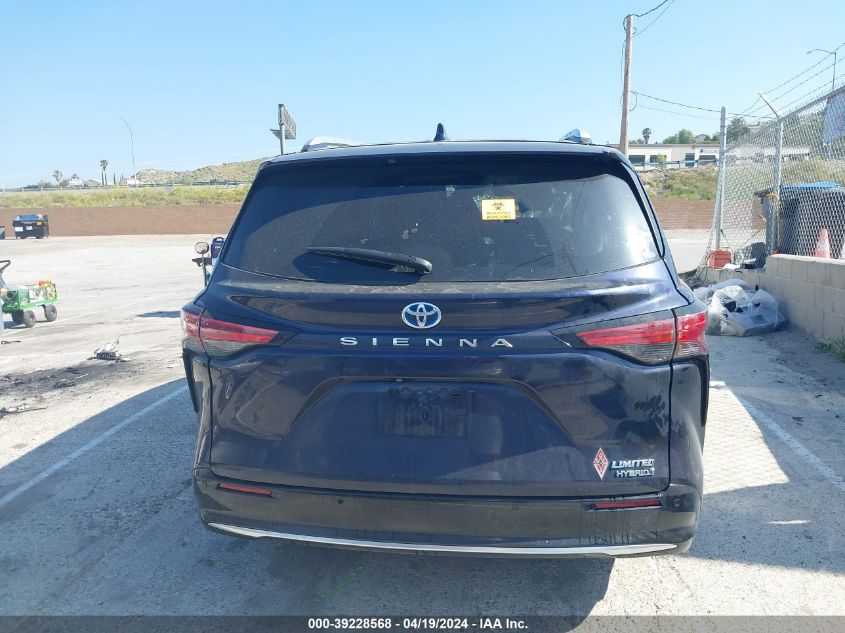 2023 Toyota Sienna Limited VIN: 5TDZRKEC3PS163065 Lot: 39228568