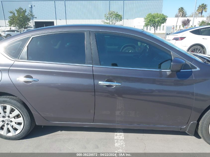 2014 Nissan Sentra Fe+ S/Fe+ Sv/S/Sl/Sr/Sv VIN: 3N1AB7AP1EL667496 Lot: 39228572