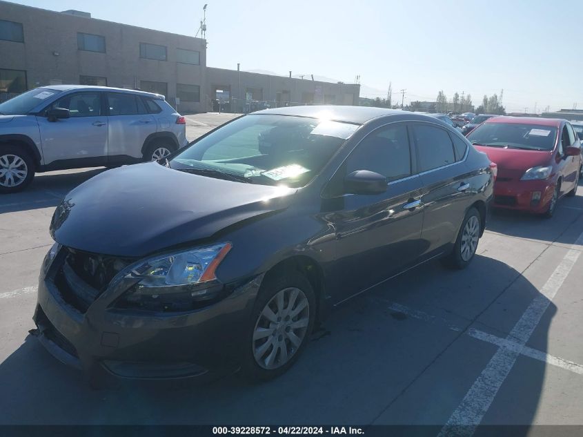 2014 Nissan Sentra Fe+ S/Fe+ Sv/S/Sl/Sr/Sv VIN: 3N1AB7AP1EL667496 Lot: 39228572