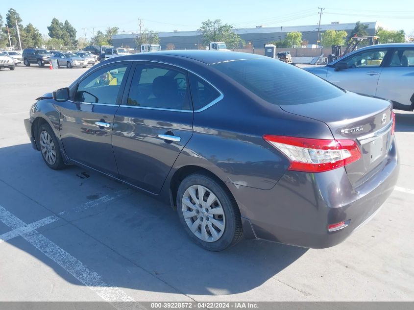 2014 Nissan Sentra Fe+ S/Fe+ Sv/S/Sl/Sr/Sv VIN: 3N1AB7AP1EL667496 Lot: 39228572