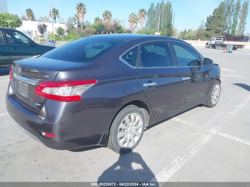 2014 Nissan Sentra Fe+ S/Fe+ Sv/S/Sl/Sr/Sv VIN: 3N1AB7AP1EL667496 Lot: 39228572